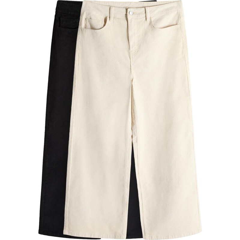 The Set Nohavice krémová / čierna 67103965