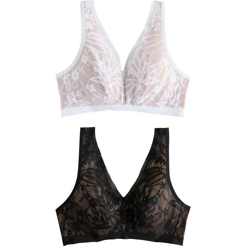 Next Podprsenka Total Support Ultimate Comfort telová / čierna / biela 67103994