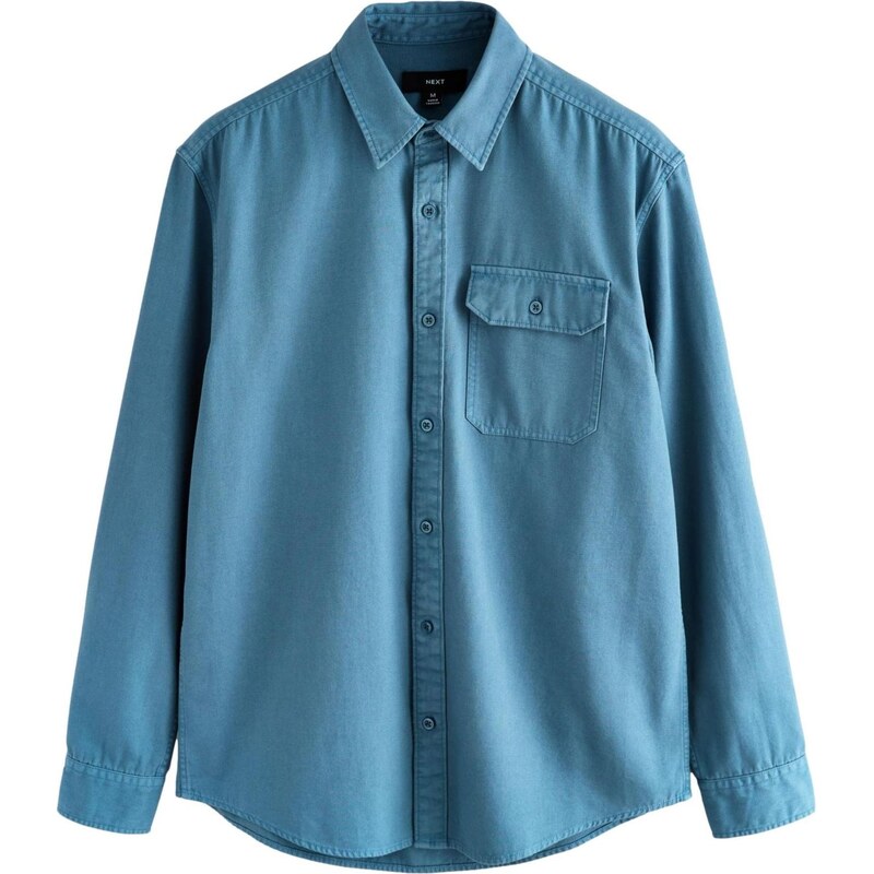 Next Košeľa modrá denim 67104062