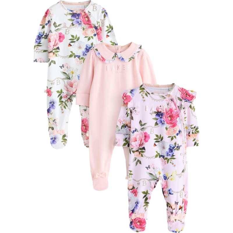 Baker by Ted Baker Pyžamo svetlofialová / ružová / červená / biela 67104090