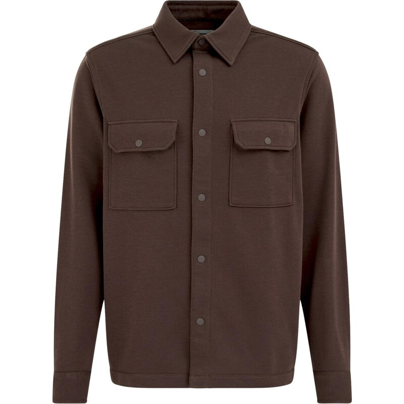 WE Fashion Prechodná bunda tmavohnedá 67104189