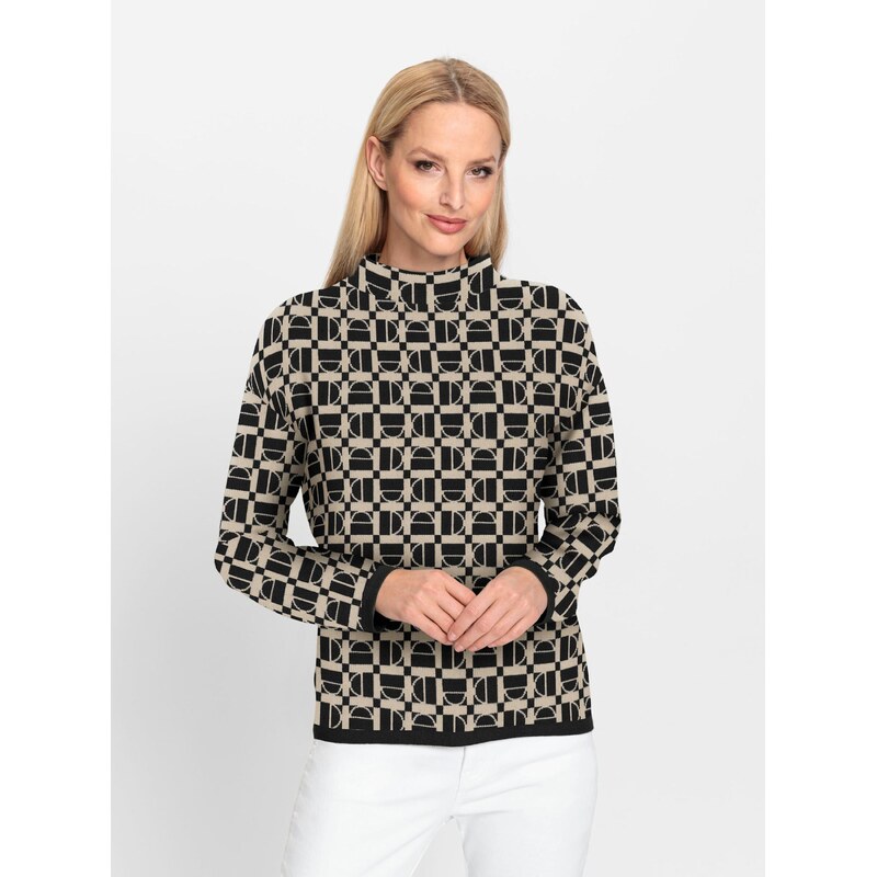 heine Sveter béžová / čierna 67104254