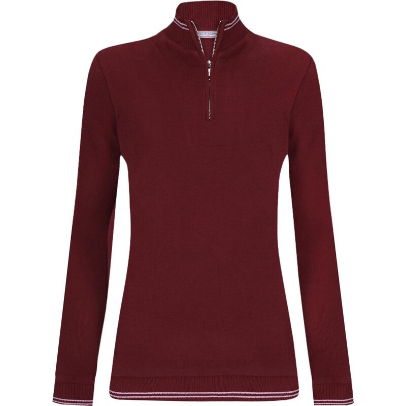 Felix Hardy Sveter sivá / bordová 67104338