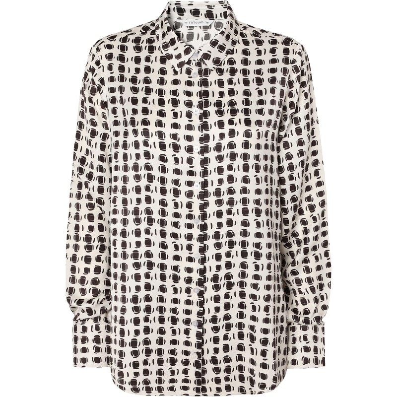 TATUUM Blúzka NIKA béžová / hnedá 67104405