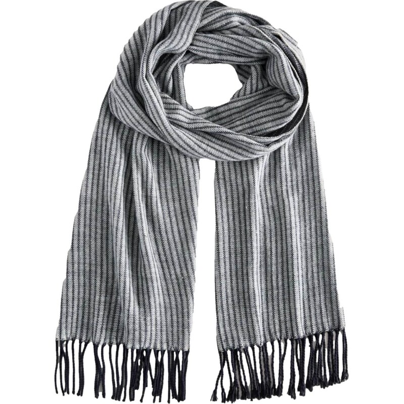 Next Šál námornícka modrá / biela 67104510