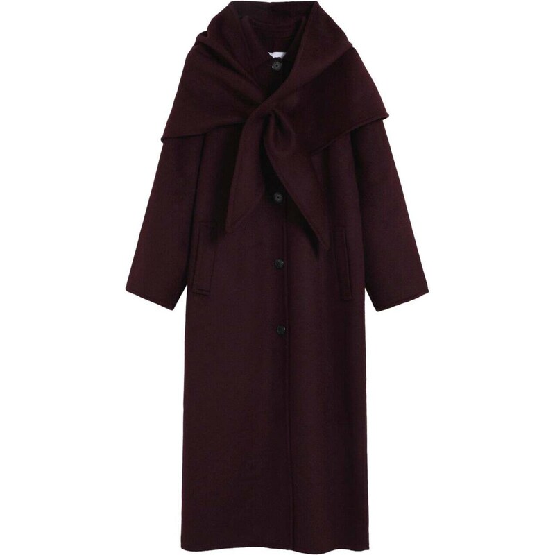 Scalpers Prechodný kabát burgundská 67104584