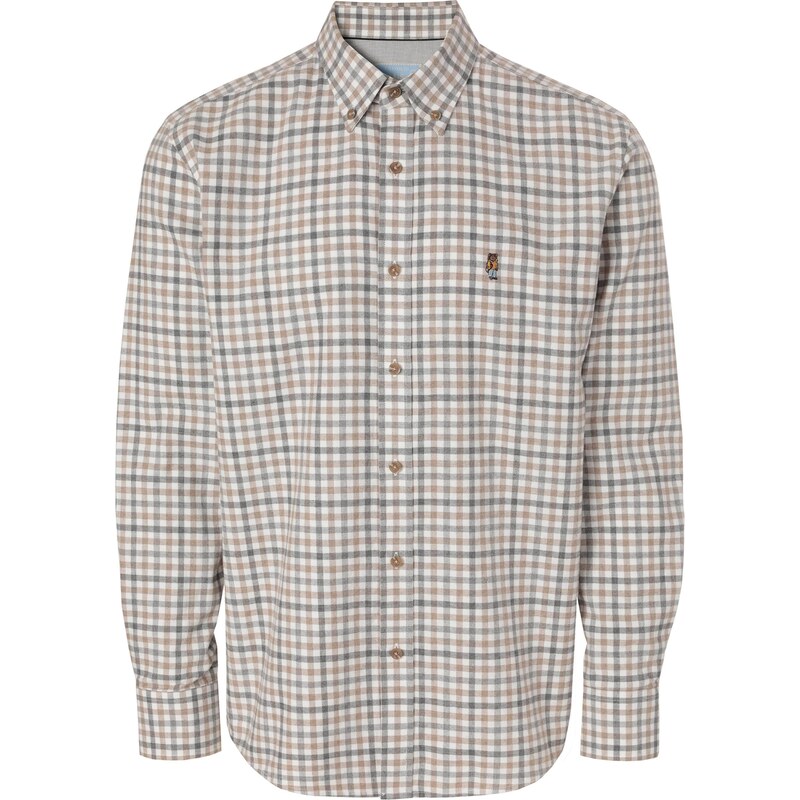 TATUUM Košeľa MARCO 4 CLASSIC béžová / krémová / sivá 67104579