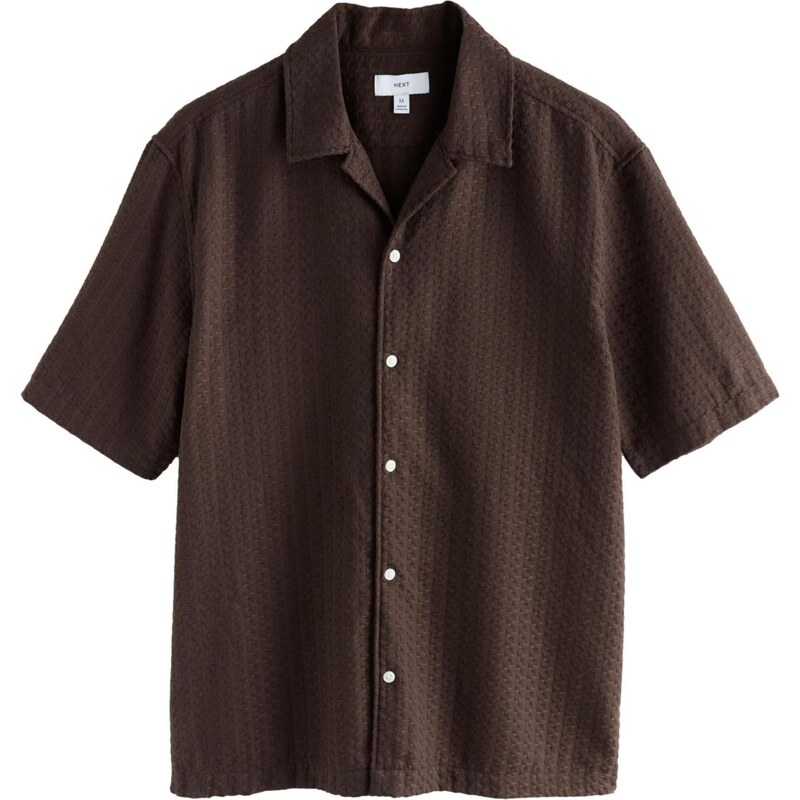 Next Košeľa tmavohnedá 67104636