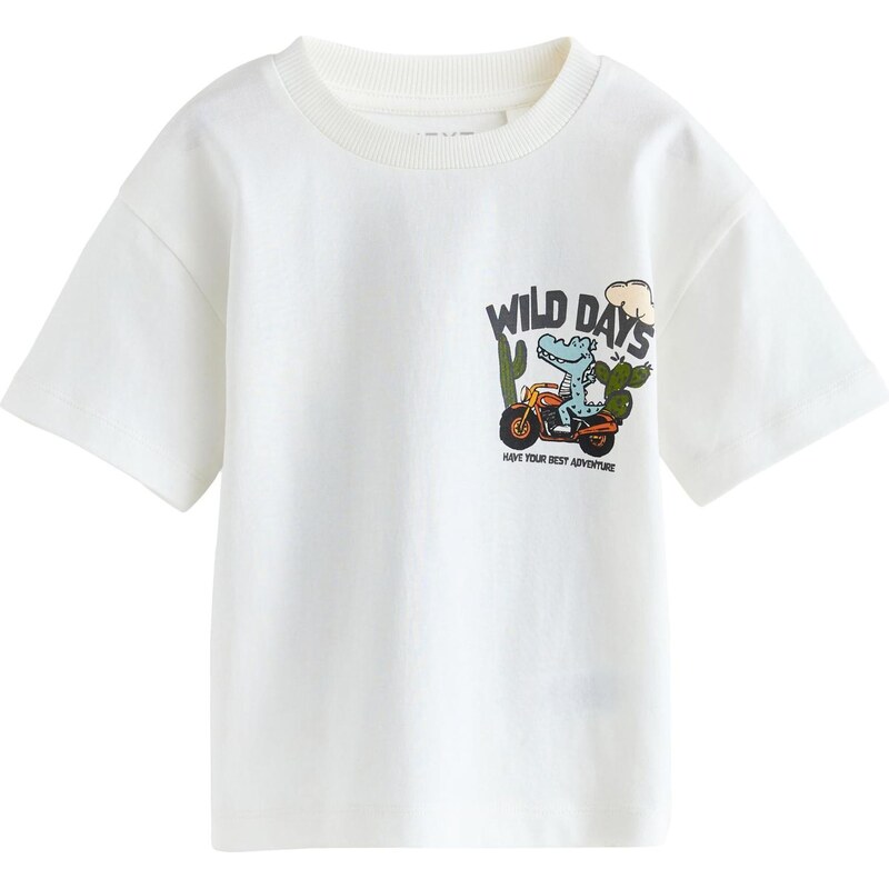 Next Tričko svetlomodrá / žltá / čierna / biela 67104637