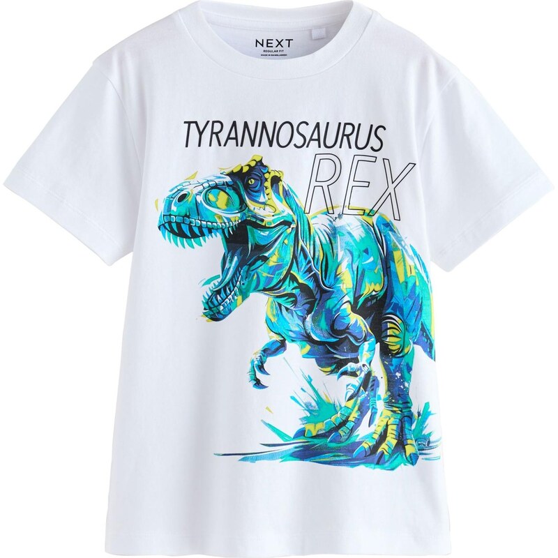 Next Tričko tyrkysová / biela 67105005