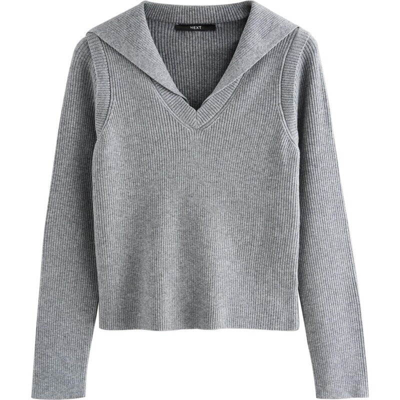 Next Sveter sivá 67105092