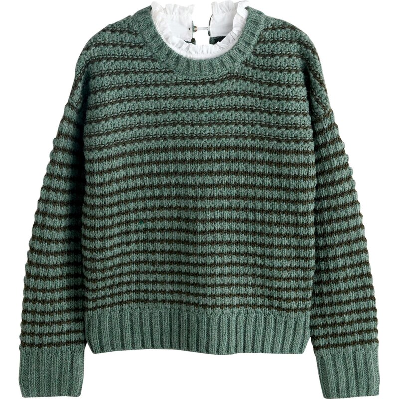 Next Sveter čokoládová / nefritová 67105090