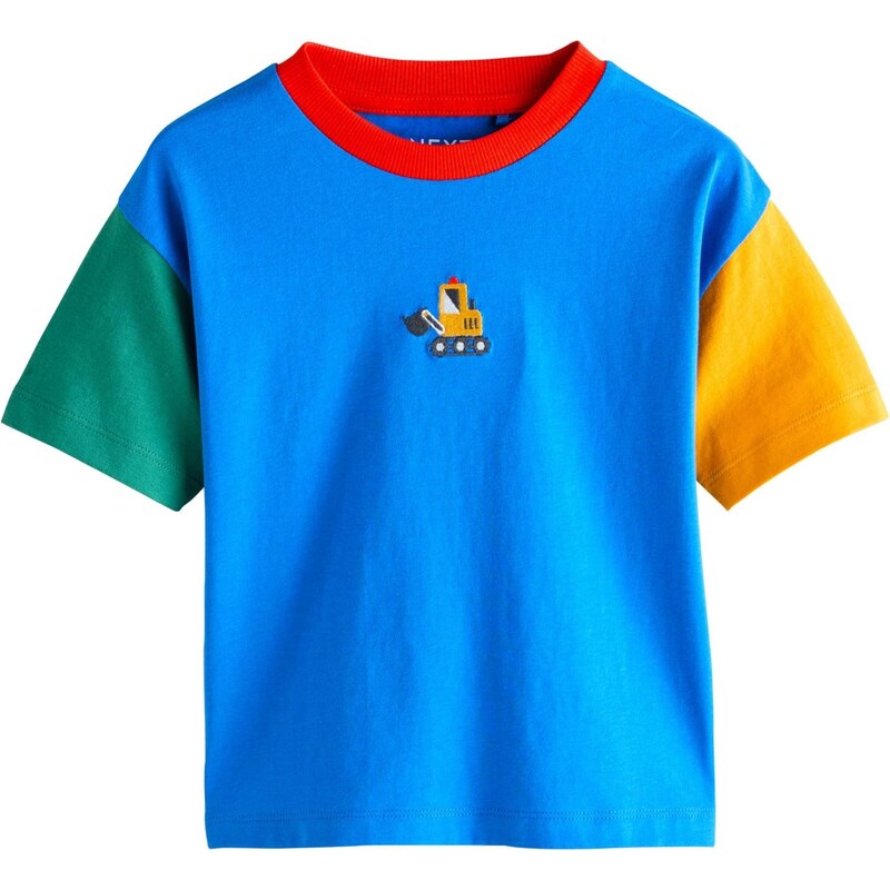 Next Tričko modrá / smaragdová / oranžová / červená 67105110