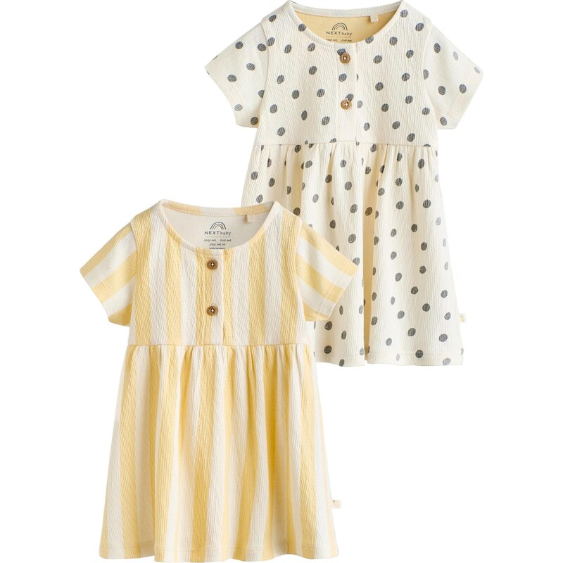 Next Šaty béžová / žltá / čierna 67105158