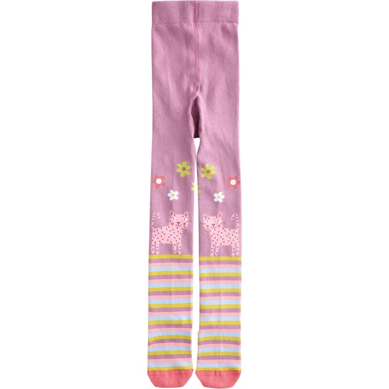 Next Pančuchy žltá / pastelovo fialová / púdrová 67105172