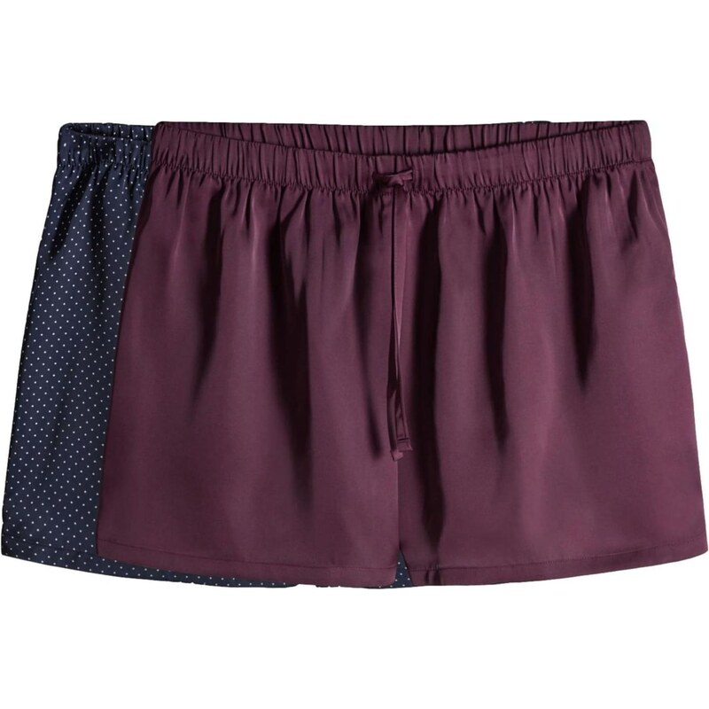 The Set Pyžamové nohavice námornícka modrá / černicová / biela 67105171