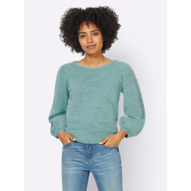 heine Sveter modrozelená 67105231