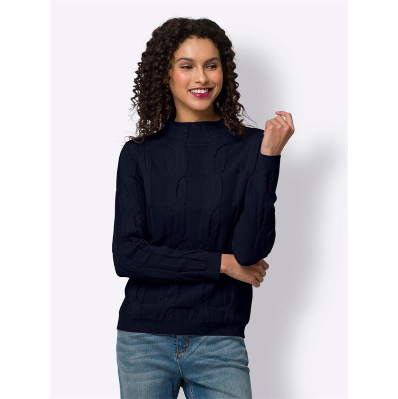 heine Sveter námornícka modrá 67105236