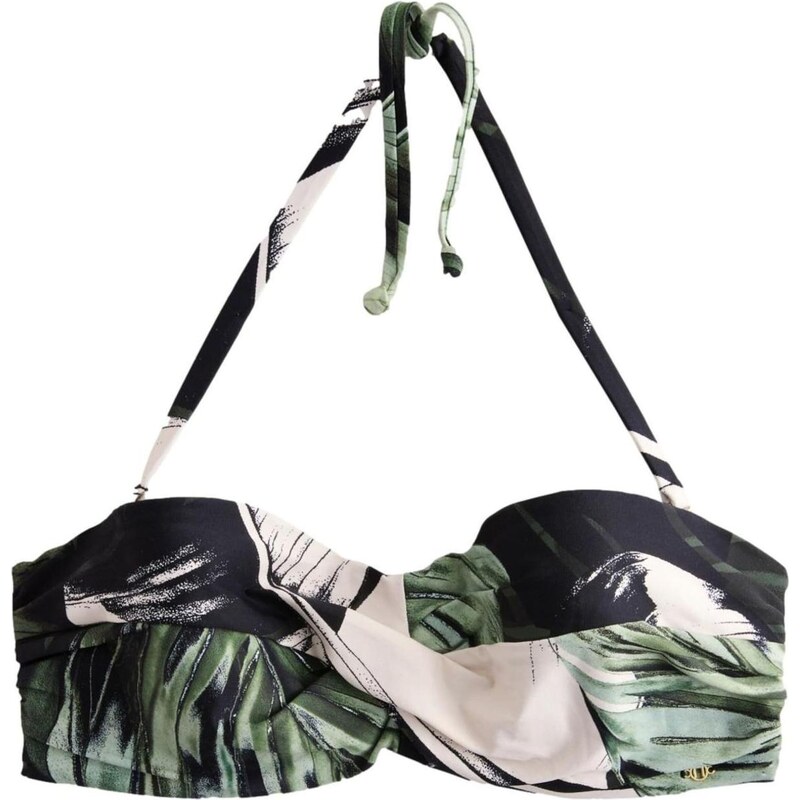 Next Bikinový top piesková / zelená / mätová / čierna 67105269