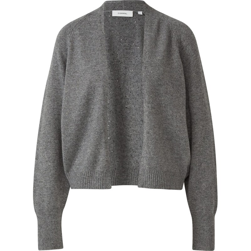 COMMA Kardigán sivá melírovaná 67105293