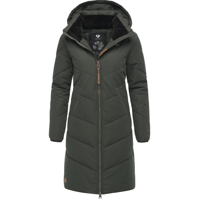 Ragwear Zimný kabát Rebelka tmavozelená 67105319