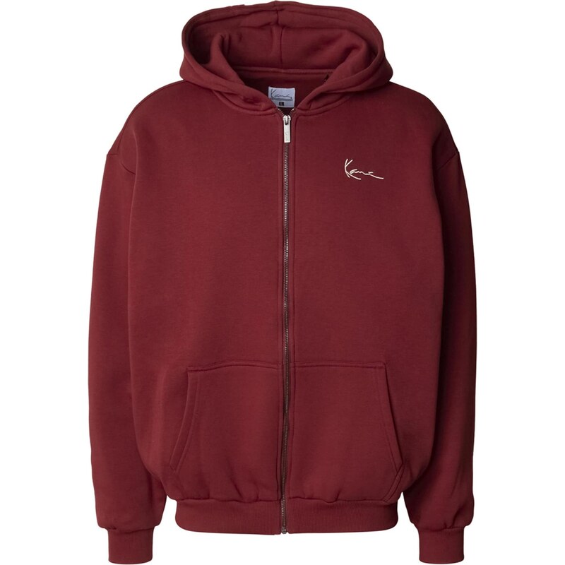 Karl Kani Tepláková bunda Essential čerešňová / biela 67105329