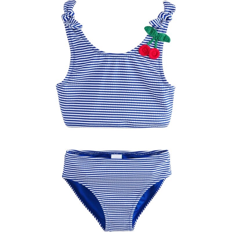 Next Bikiny modrá / zelená / červená / biela 67105286