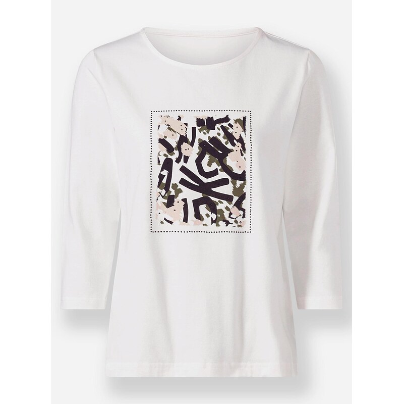 heine Tričko čierna / biela 67105336