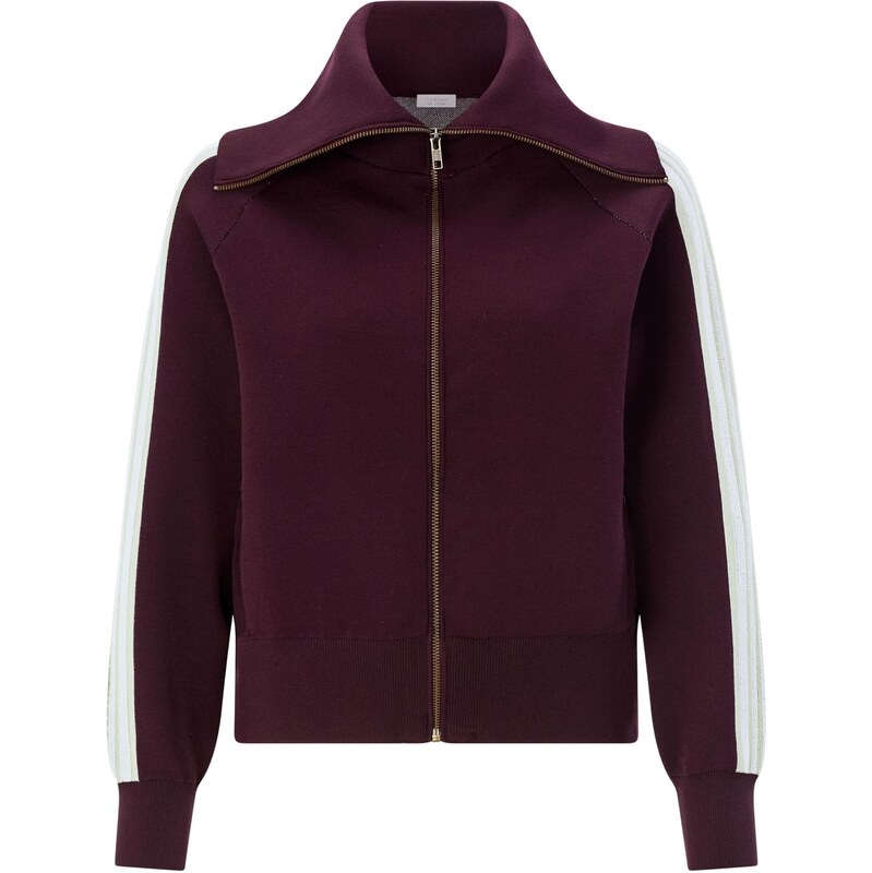 Rich & Royal Kardigán farba lesného ovocia / biela 67105477