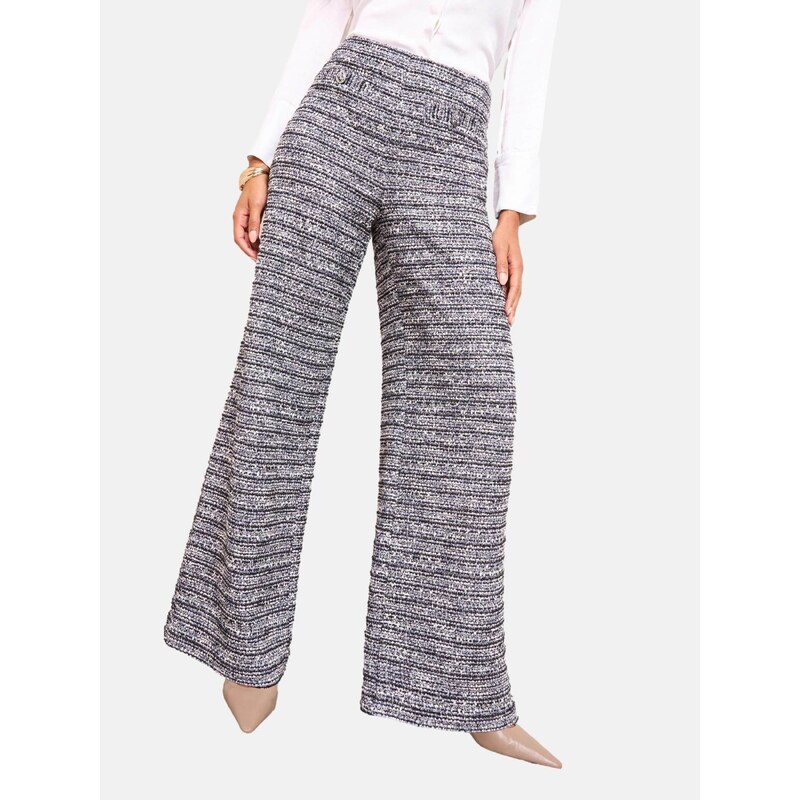 Friends Like These Nohavice modrofialová / fialová melírovaná 67105594