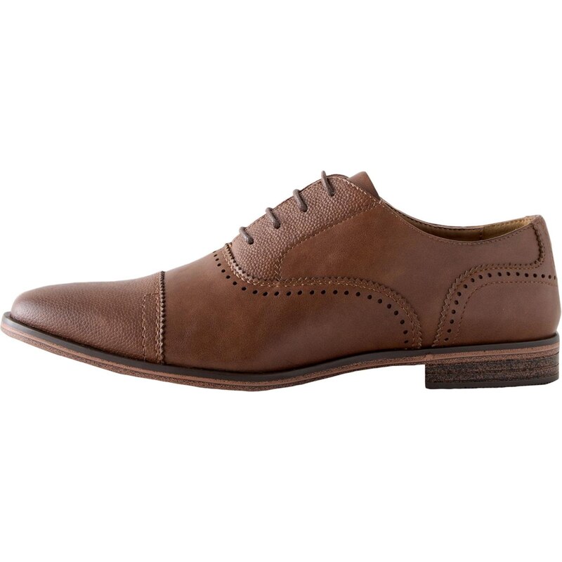 Next Šnurovacie topánky hnedá 67105649