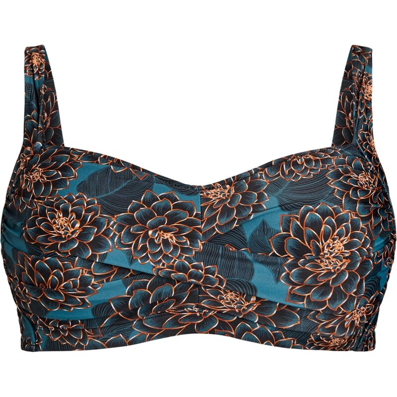 Swim by Zizzi Bikinový top svetlomodrá / čierna 67105721