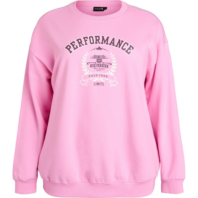 Active by Zizzi Mikina ružová / biela 67105726