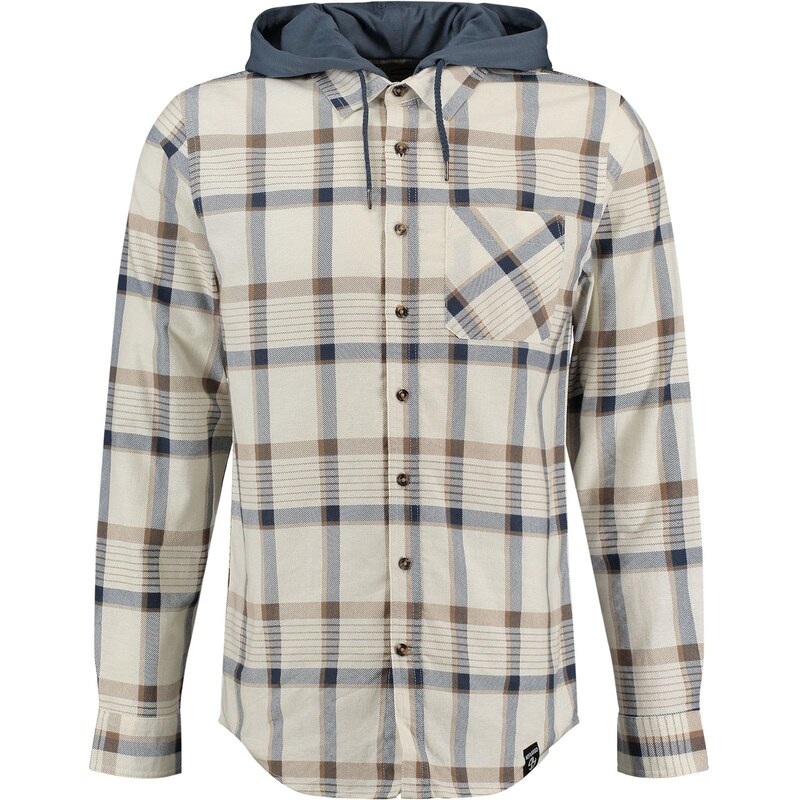 Key Largo Košeľa CATANIA nebielená / námornícka modrá / hnedá 67105666