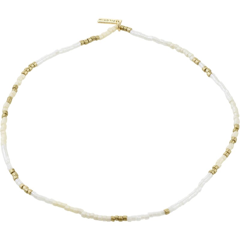 Pilgrim Bižutéria na nohy Alison zlatá / biela 67105670