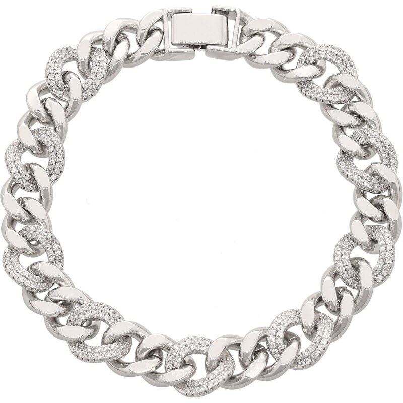 faina Náramok strieborná / priehľadná 67105840