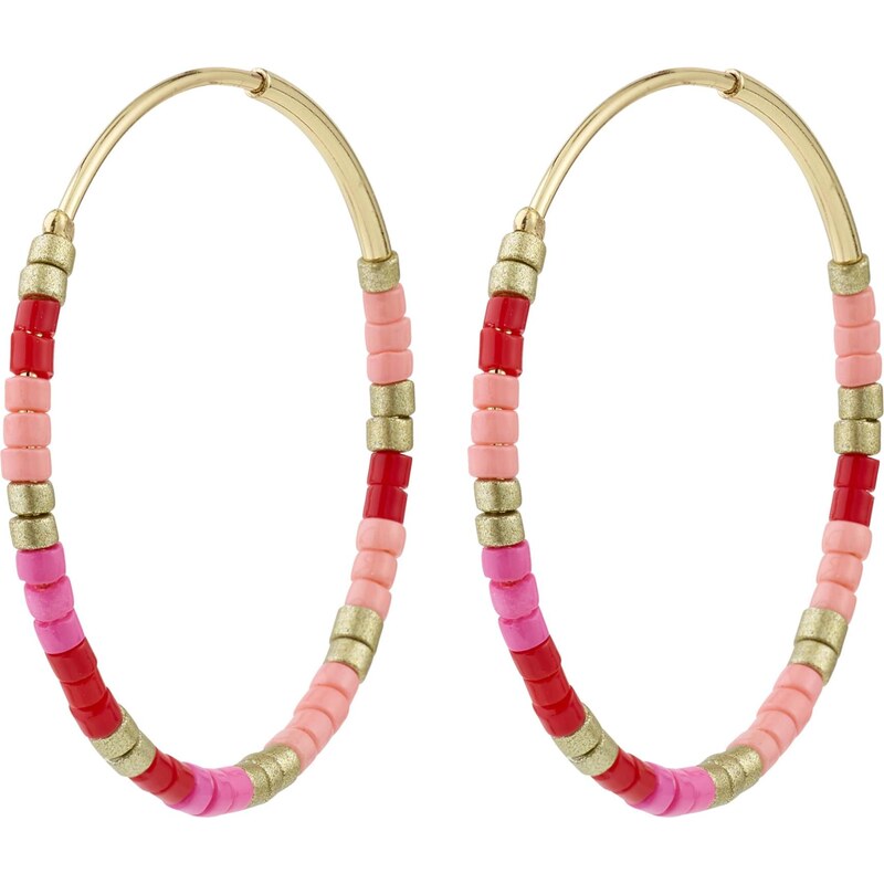 Pilgrim Náušnice Alison zlatá / ružová / ružová 67105743