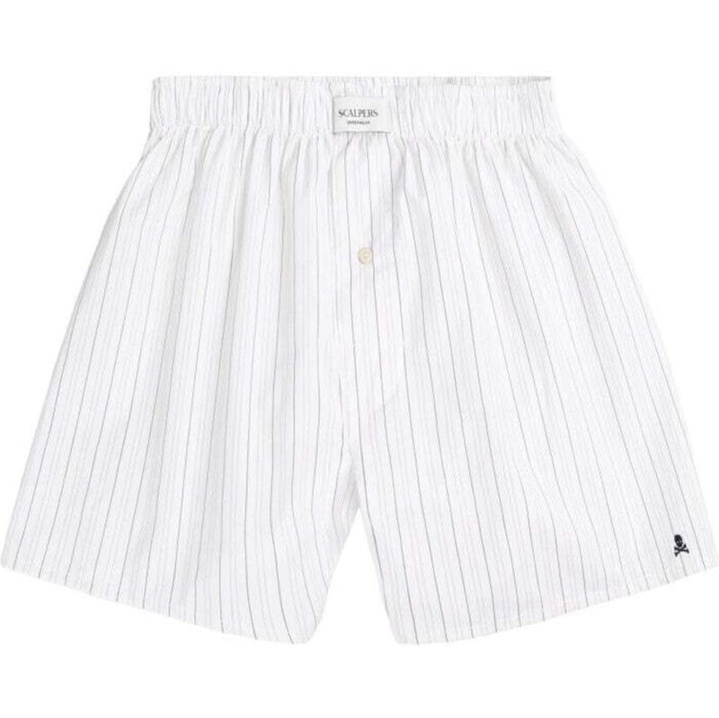 Scalpers Boxerky burgundská / biela 67105777