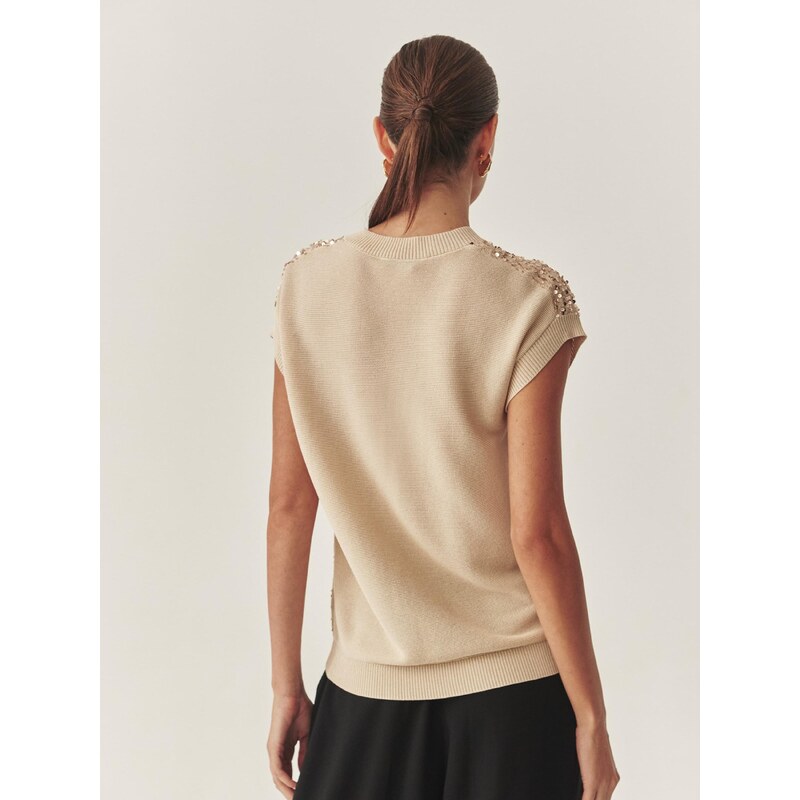 TATUUM Sveter šampanské 67105789