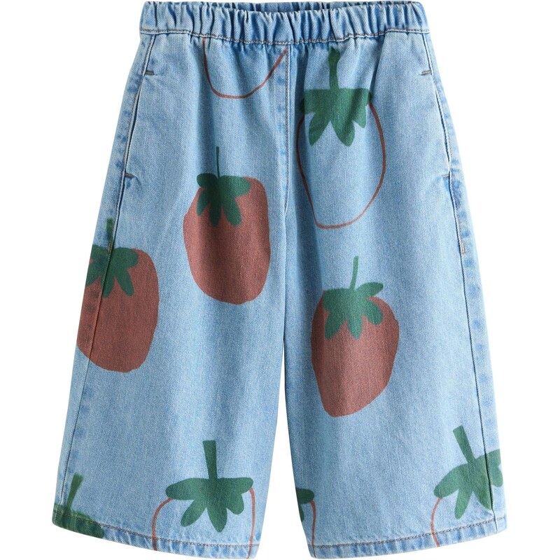 Next Džínsy modrá denim / jedľová / brusnicová 67105976