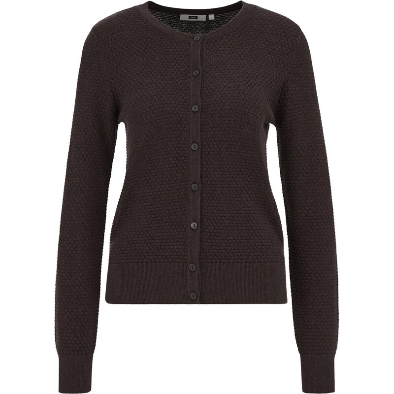 WE Fashion Kardigán tmavohnedá 67105917