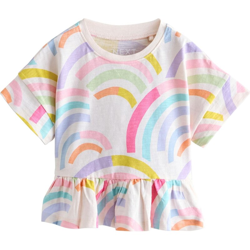Next Tričko svetlomodrá / žltá / ružová / biela 67105958
