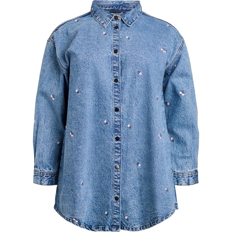 Zizzi Blúzka modrá denim 67106225
