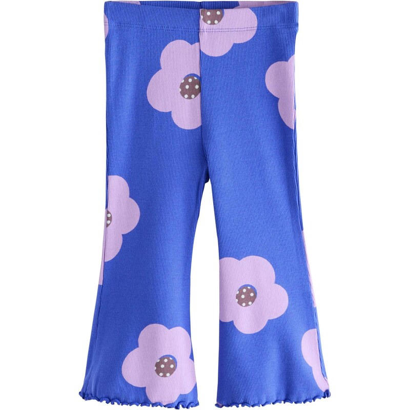 Next Nohavice kráľovská modrá / čokoládová / orgovánová / šedobiela 67106006