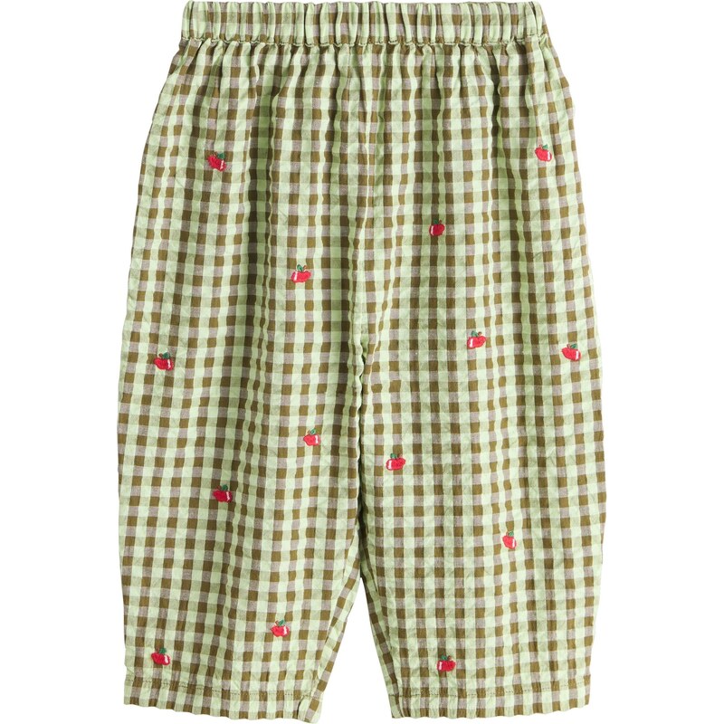 Next Nohavice zelená / olivová / červená / biela 67106146