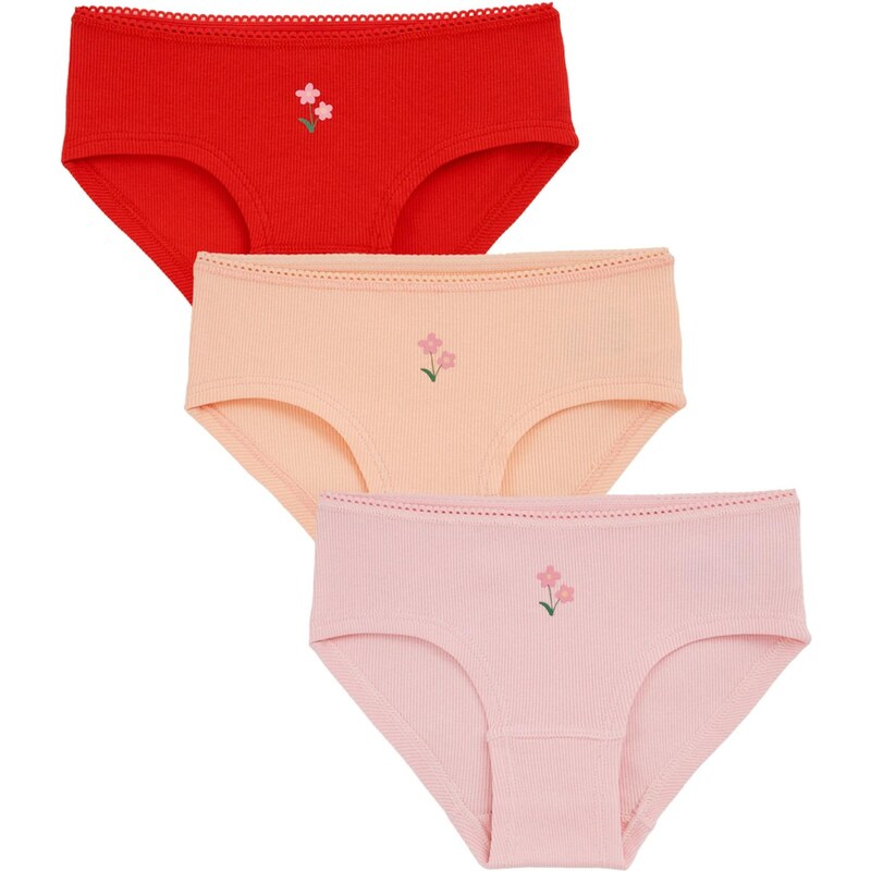 WE Fashion Nohavičky svetloružová / červená 67106174