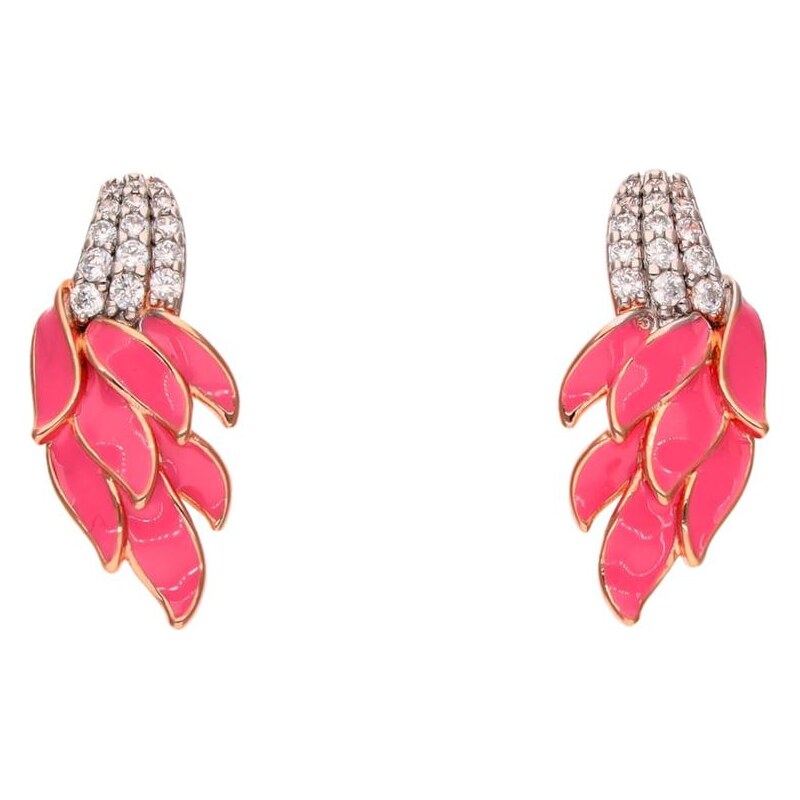 faina Náušnice zlatá / ružová 67106811