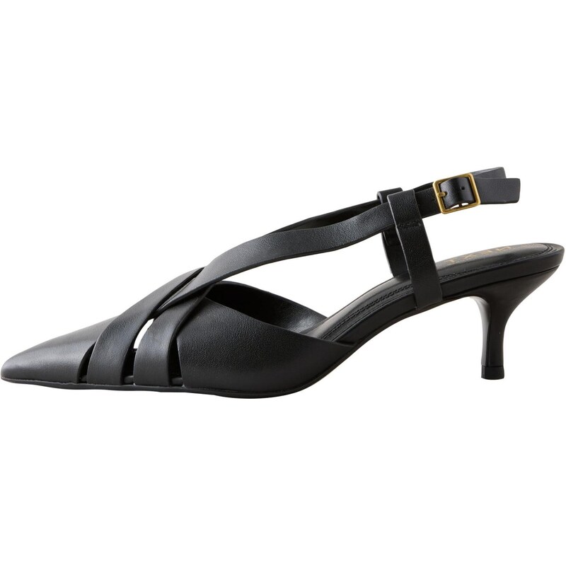 Next Lodičky s otvorenou pätou čierna 67106277