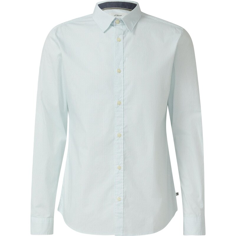 s.Oliver Košeľa pastelovo zelená / šedobiela 67106998
