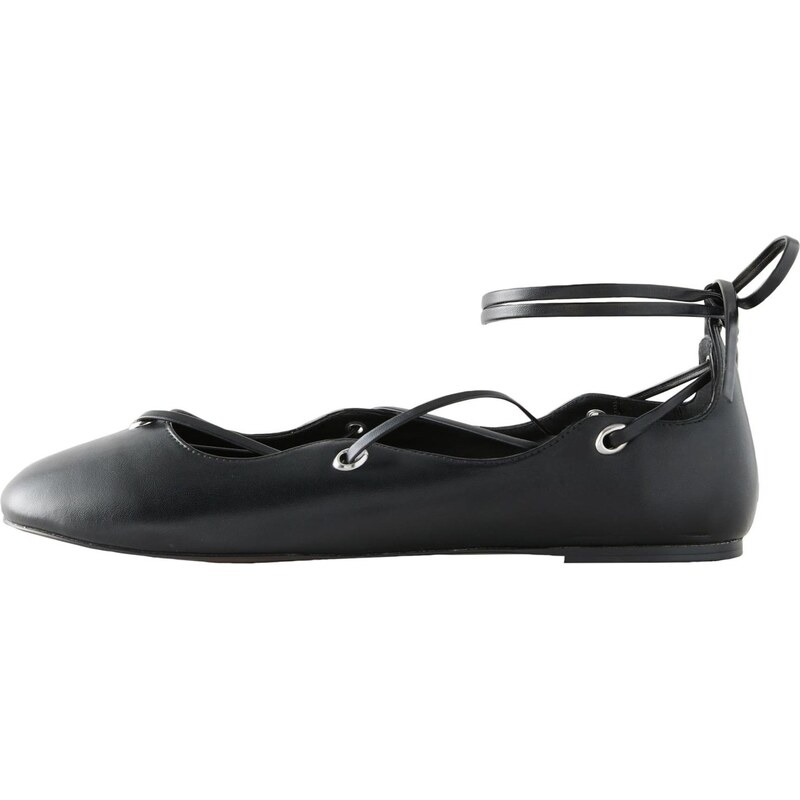 Next Baleríny s ramienkom čierna 67107018